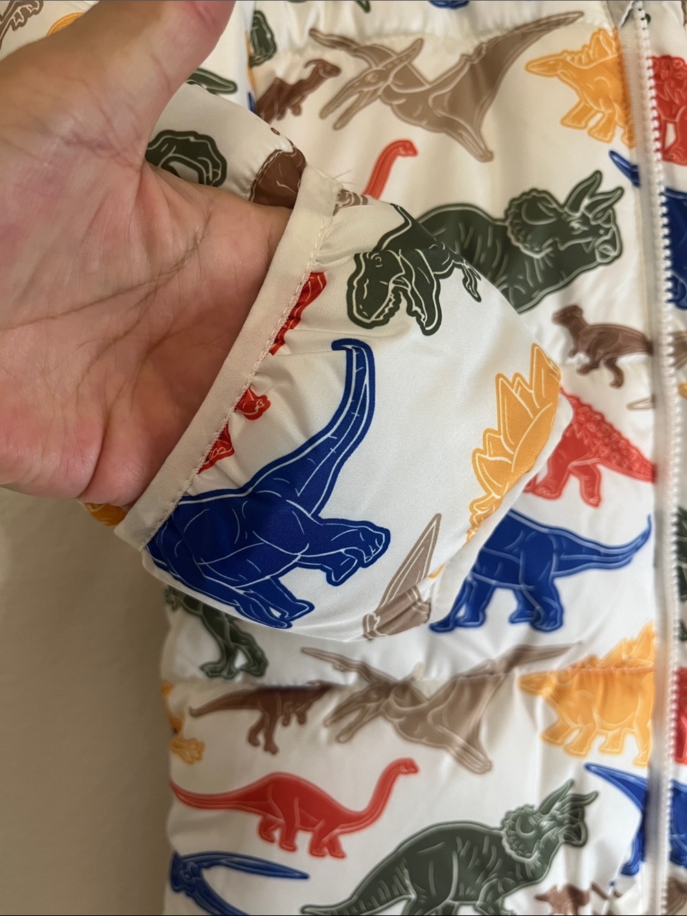 Okie Dokie Baby Boys Long Sleeve Pram Dinosaur print 18month - Picture 7 of 15
